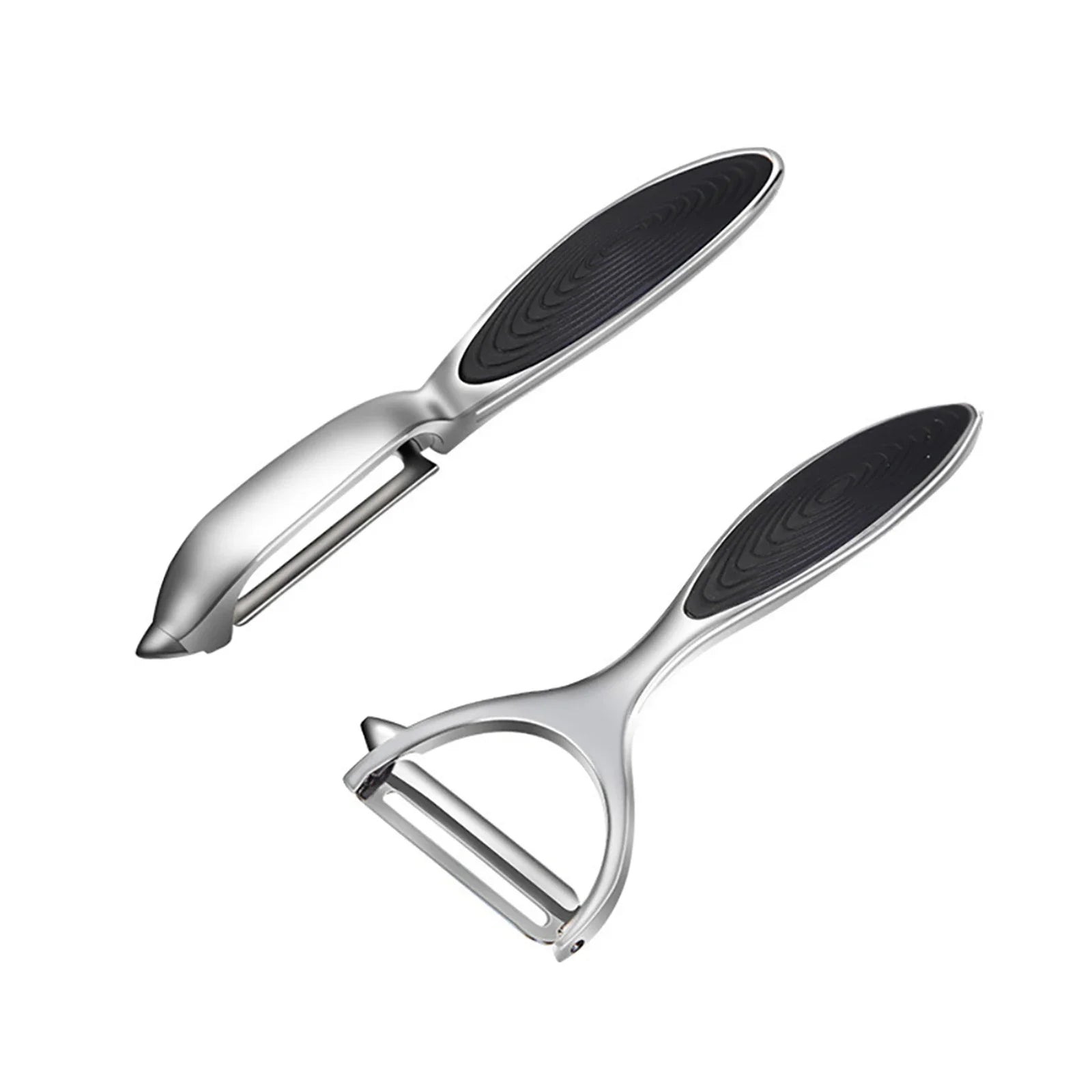 VeggiPeel Pro - Descascador e Ralador Multifuncional em Aço Inoxidável