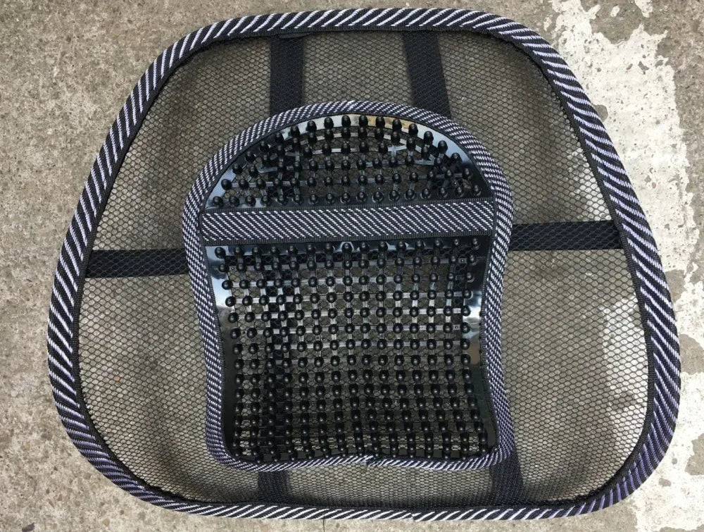 BackSupport Air™ – Suporte Lombar com Malha Respirável e Massagem