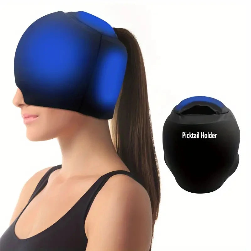 MigraineRelief - Touca de Gel para Enxaqueca e Dores de Cabeça