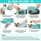 CatBath Pro - Bolsa de Banho em Malha para Gatos
