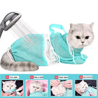 CatBath Pro - Bolsa de Banho em Malha para Gatos