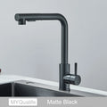 Torneira Premium Black Chef com Ducha Retrátil e Controle Quente/Frio