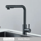 Torneira Premium Black Chef com Ducha Retrátil e Controle Quente/Frio