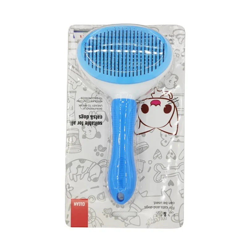 PetClean Pro™ – Pente Autolimpante Removedor de Pelos para Cães e Gatos