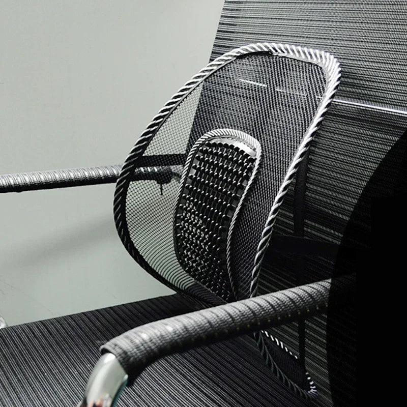 BackSupport Air™ – Suporte Lombar com Malha Respirável e Massagem