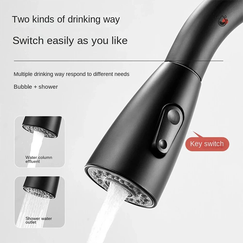 Torneira Monocomando Níquel Escovado com Spray Extensível