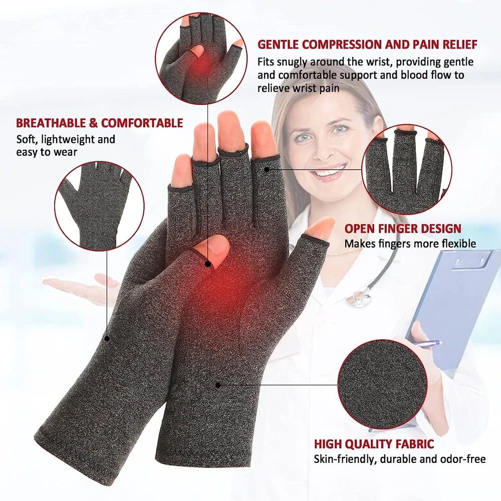 ComfortHands - Luvas de Compressão para Artrite e Dores nas Mãos