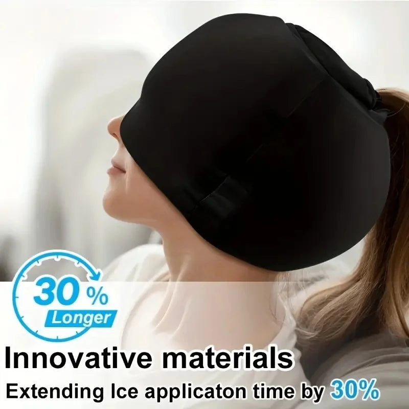 MigraineRelief - Touca de Gel para Enxaqueca e Dores de Cabeça