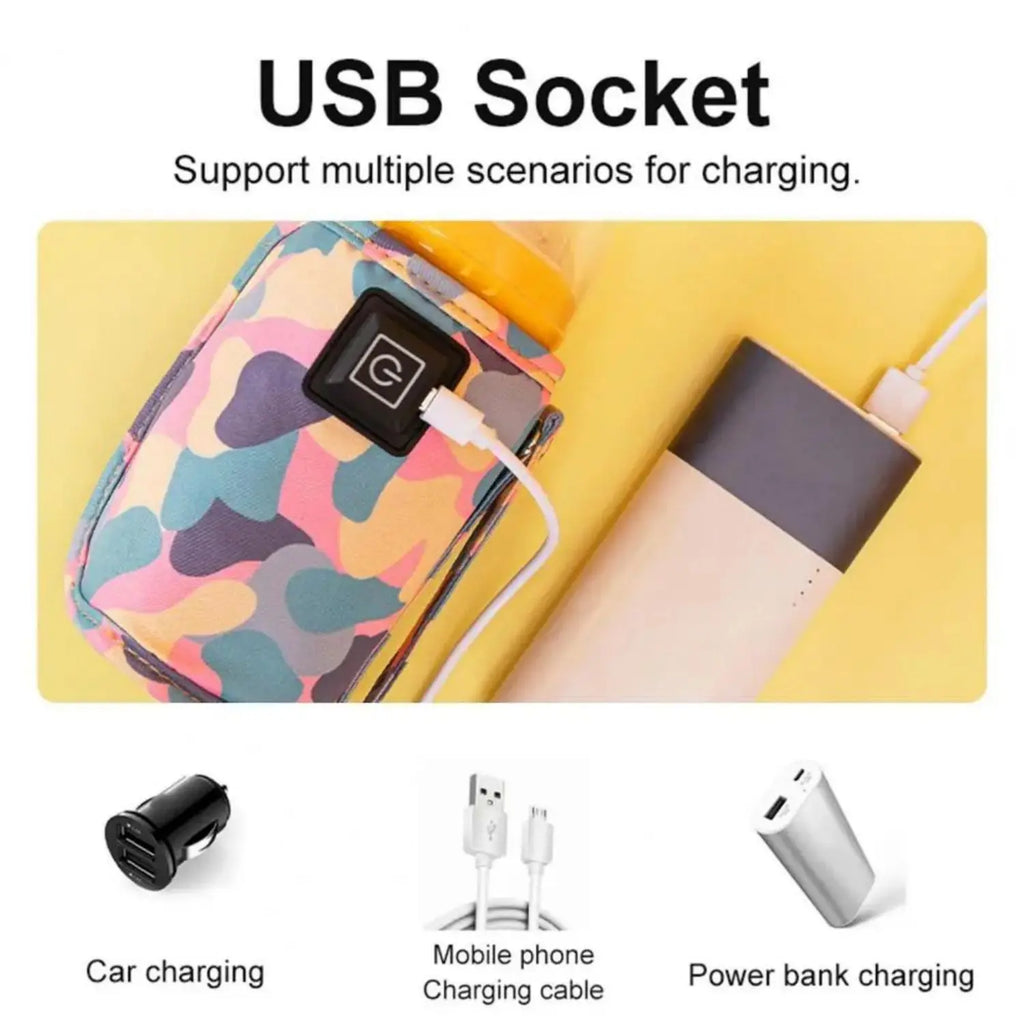 BabyWarm Pro - Aquecedor de Mamadeira Portátil USB
