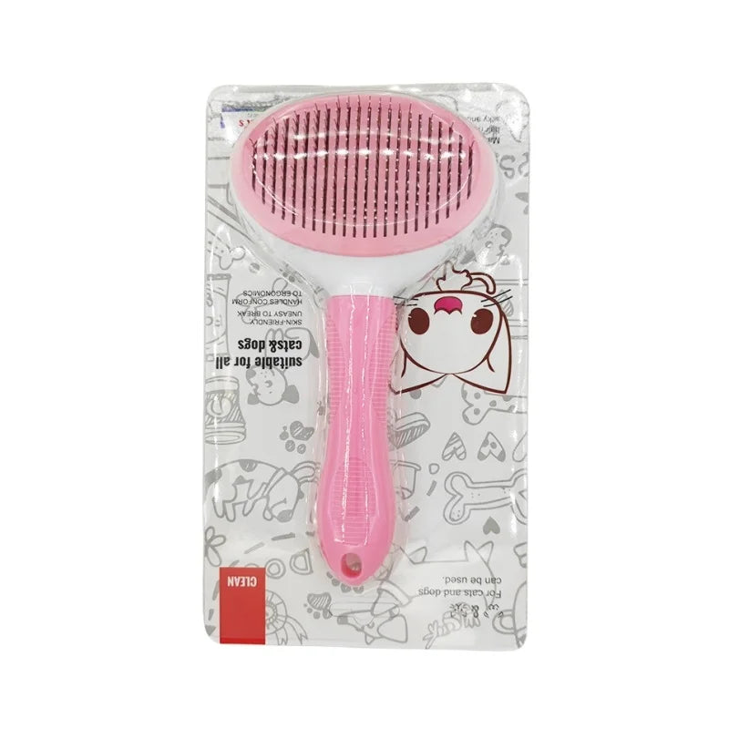 PetClean Pro™ – Pente Autolimpante Removedor de Pelos para Cães e Gatos