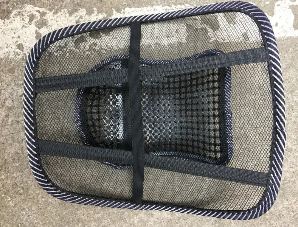 BackSupport Air™ – Suporte Lombar com Malha Respirável e Massagem
